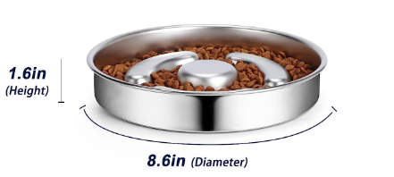 SlowBowl — Anti-Gulp Dog Bowl That Stops Fast Eating & Bloat Risk